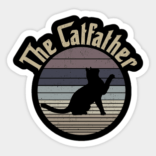 The CatFather Sticker